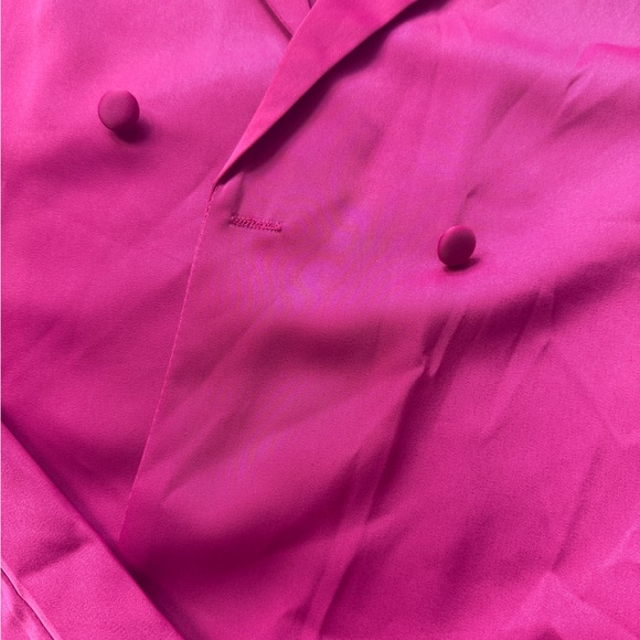 Vibrant Magenta Two-Piece Loungewear Set - Picture 6 of 8